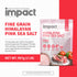 2lb Impact - Fine Himalayan Pink Sea Salt - No Additives Rich in Trace Minerals Non-GMO Gluten-Free Ideal for Low-Carb