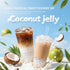 2.2 lbs (1 Soeos Lychee Flavored Coconut Jelly Strips, Kg), Lychee Jelly for Boba Tea, Sweet and Chewy Tropical Snack