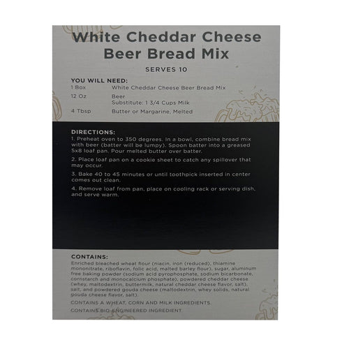 (10 A Blend Above White Cheddar Cheese Beer Bread Mix, Low Sodium, No MSG Servings)