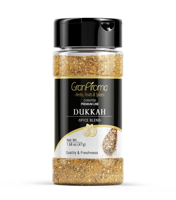 GranAroma Dukkah, Egyptian Spice Blend, Flavorful & Aromatic, 1.68 Ounce