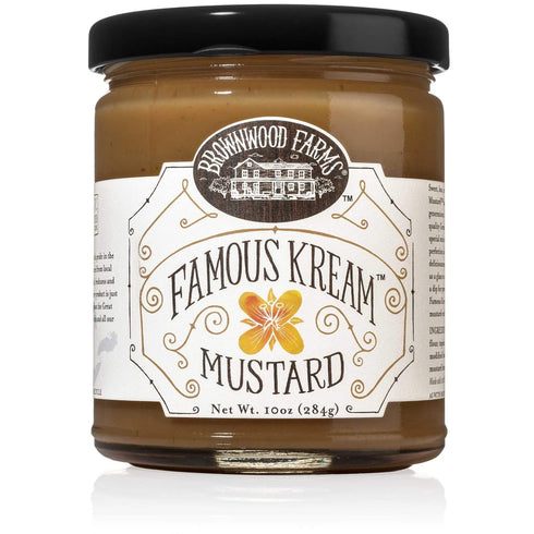 Brownwood Farms Flavored Mustard, Made in Small Batches, Sweet, Hot, Creamy and