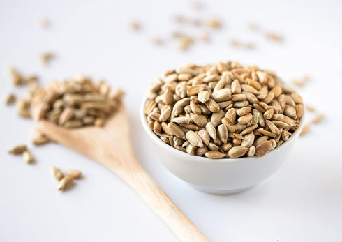 4 Food to Live Organic Dry Roasted Sunflower Seed Kernels, Pounds Non-GMO, Unsalted, Oven Roasted, No Oil Added