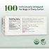 100 Count (Pack 4) Uncle Lee's Tea Organic White Tea - Premium Tea for Everyday Wellness, Low Caffeine