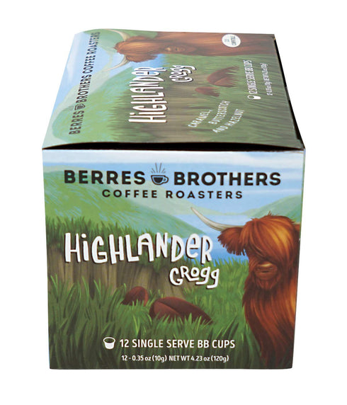 Berres Brothers Highlander Grogg Coffee K Cups, 12 Count Single Serve Pods for Keurig Coffee Makers, Flavored Medium