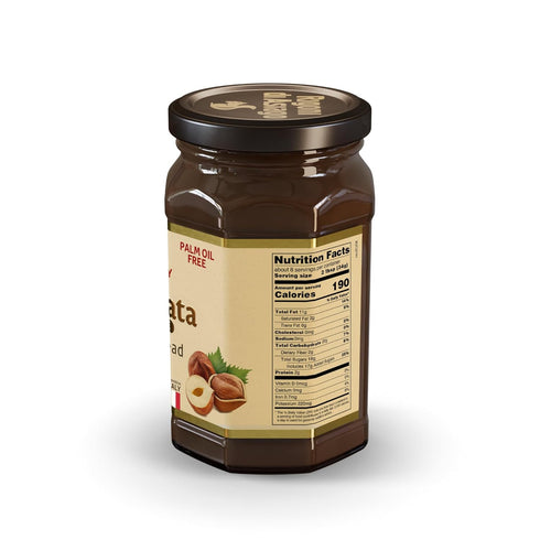 9.52 oz Rigoni di Asiago Spread Hazelnut and Cocoa Dairy free Organic