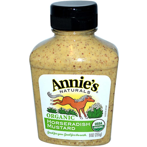 Annies Homegrown Mustard Hrsradish Org Gf