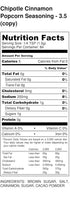 Premium Variety 2 Pack POPCORN SEASONING | Salted Caramel & Campfire Chocolate Cinnamon | 3.5 fl. oz. Shaker Jars