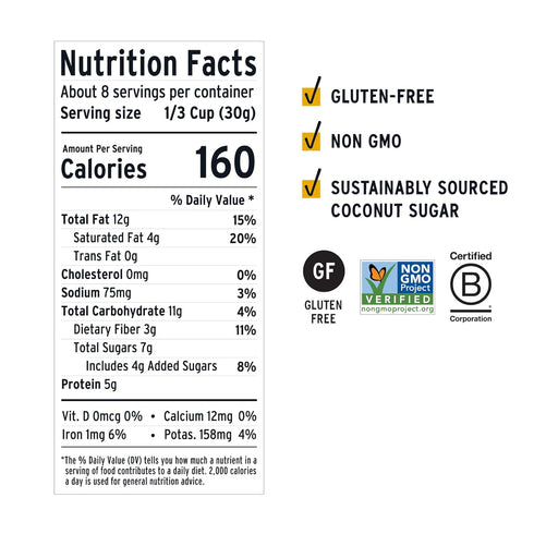 (3 8oz Purely Elizabeth Apple Walnut Keto Granola, Made with Nuts and Seeds, Grain-Free, Gluten-Free, Non-GMO Ct, Bags)