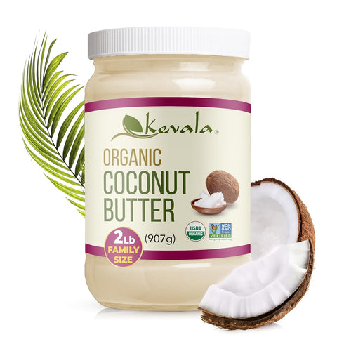 Kevala Organic Coconut Butter - Natural Plant-Based Sandwich Spread, Made in USA,