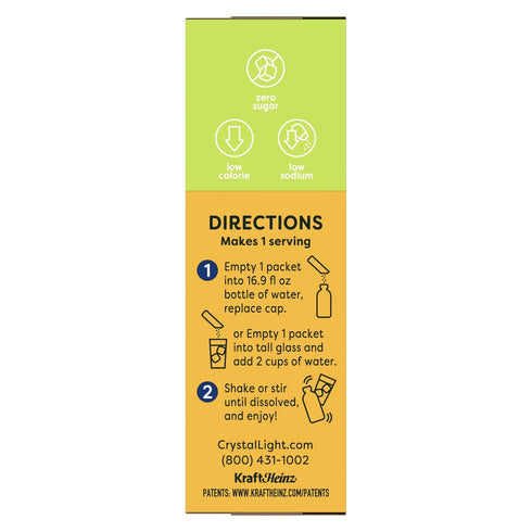 120 Pack, 12 10 On-the-Go-Packets Crystal Light Lemon Iced Tea Naturally Flavored with other natural flavor Powdered