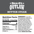 6.9 oz Dan-Os Outlaw Butter Steak Seasoning Buttery Steak & All Purpose Seasoning for Beef, Chicken & Veggies Sugar