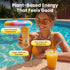 (900mg), (700mg) (400mg) 40 (12 pack) Happie Fungi Fusion Mango Sparkling Mushroom Drink with Lion's Mane Cordyceps