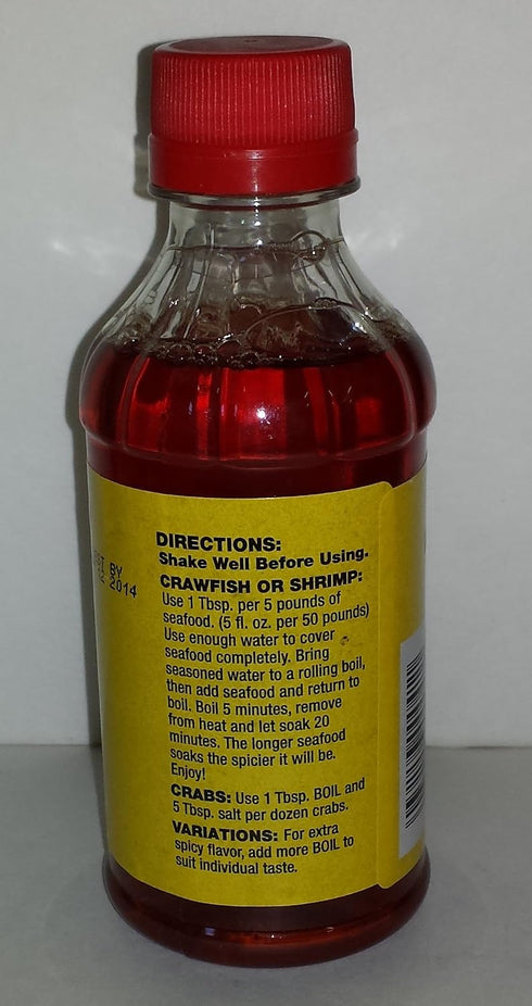 8 oz Louisiana Boil Liquid Wheat Free Crab Shrimp
