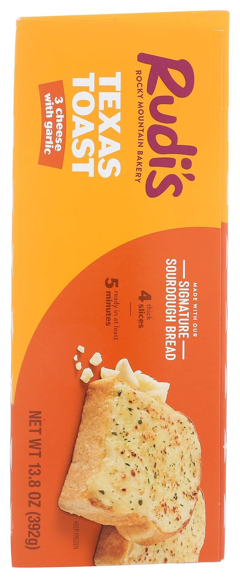 Rudis 3 13.8 OZ BAKERY Cheese with Garlic Texas Toast