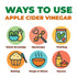 Andrea Milano (16.9 oz(Pack 3)) Organic Apple Cider Vinegar Raw Italian Natural Vinegar with the Mother, Unfiltered