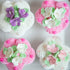 100 Count Global Sugar Art Blossom Sugar Wedding Cake Flowers White with Pearl Stamens, Unwired, by Chef Alan Tetreault
