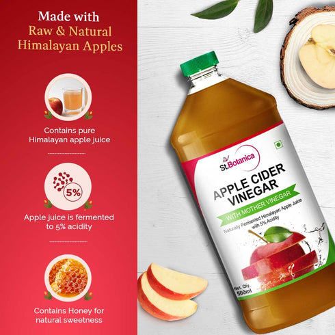 St.Botanica Organic Apple Cider Vinegar with Mother