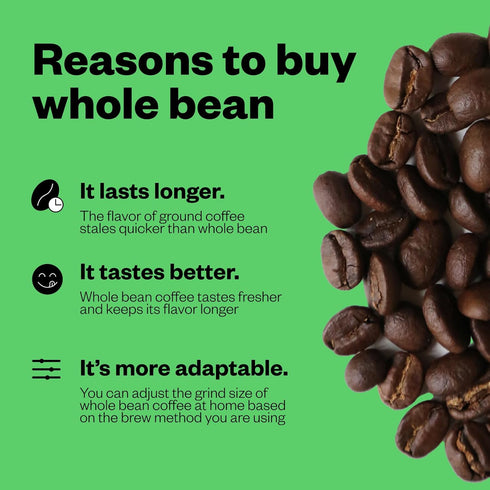 Counter Pack) Culture Coffee - Fresh Roasted Certified Organic Whole Bean Coffee (Kosher) (Even Keel Double