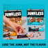 2 (12Bars) JUNKLESS Classic Chewy Granola Bars - Chocolate Chip and Peanut Butter Chocolate Chip, Gluten-Free, Non-GMO
