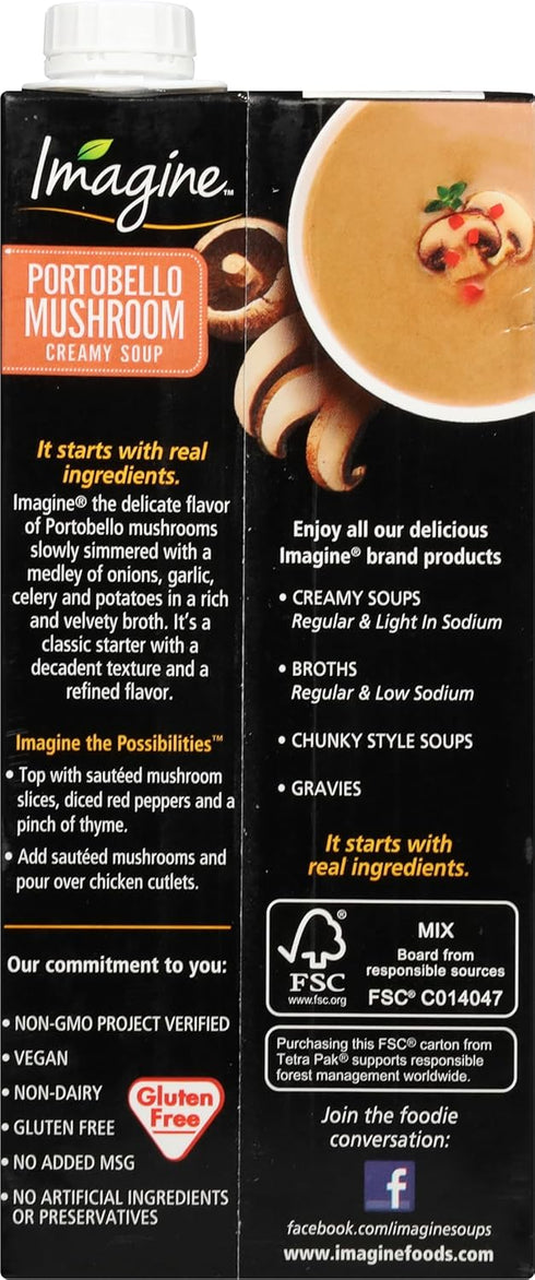 32 oz Imagine Creamy Portobello Mushroom Soup