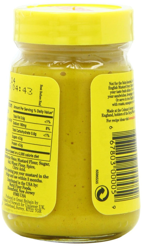 3.53-Ounce (Pack 6) Colman's Original English Prepared Mustard, Jars