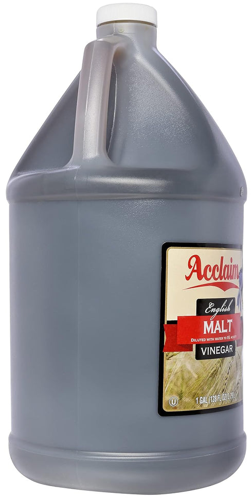 Acclaim 128 (1 5% English Malt Vinegar, All Natural, Ounces Gallon) - Acidity