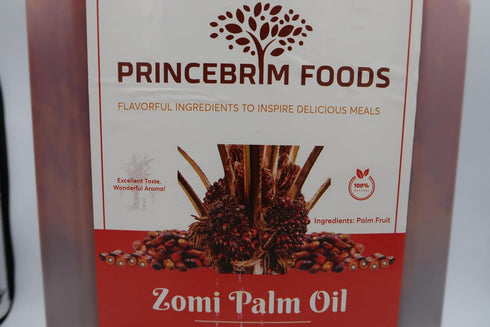 Generic 100% 1 (3.8) Princebrim foods natural Zomi Palm Oil Net Wt gallon liters