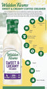 12 oz Walden Farms Sweet & Creamy Coffee Creamer Zero Calorie, Sugar Free, Keto & Fat Free Non-Dairy Creamer