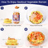 Egcina 100% 11 10.58OZ Dehydrated Freeze-Dried Seafood & Vegetable Mix - Natural Ramen Toppings for Soups, Mixed