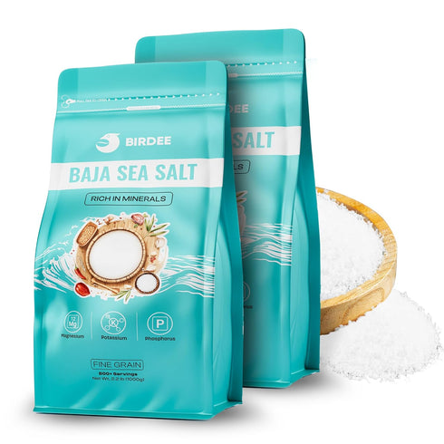 Birdee Baja Mineral Sea Salt 2.2 LB (Pack of 2) Unrefined Vietnamese