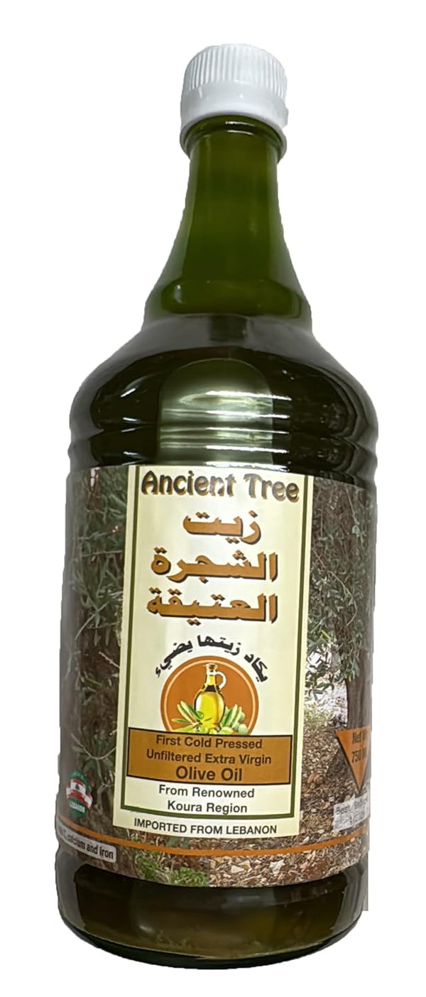 Ancient Tree Olive Oil Extra Virgin Cold Pressed Imported From Lebanon 750