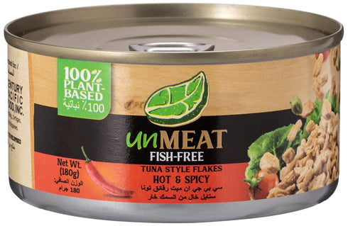 unMEAT Hot & Spicy Fish-Free Tuna Flakes in Oil