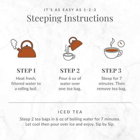 36 The Republic of Tea Organic Double Dark Chocolate Mat, Naturally Caffeinated Yerba Mat, Steeps Cups