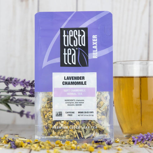 25 0.9 Tiesta Tea - Lavender Chamomile Herbal Tea, Loose Leaf, Calming Blend with Chamomile, Lavender, and Lemongrass