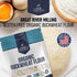 5 Lb Great River Milling Organic Buckwheat Flour | Gluten Free Flour Alternative | USDA Organic, Non-GMO, Kosher |