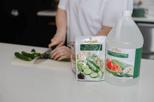 128 Oz (Pack 2) Mrs. Wages Pickling and Canning Vinegar, Fl