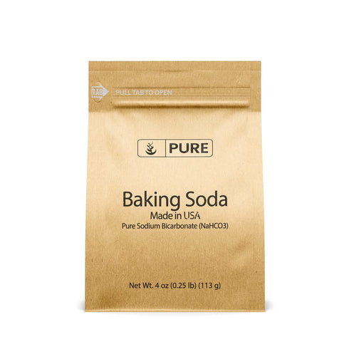 Pure Original Ingredients Sodium Bicarbonate (Baking Soda), 4 oz, Always Pure, Eco-Friendly Packaging