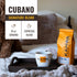 1 lb Kahwa Cuban Coffee Grounds, Cubano Dark Roast Espresso Blend, Ground Coffee, Bag