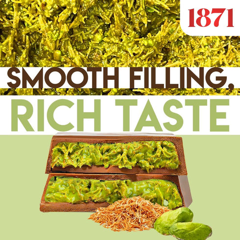 2.2 Lb 1 (2.2 lb 1 Dubai Chocolate Filling / Kg Pistachio Cream with Crispy Kadayif | Middle Eastern Gourmet Dessert