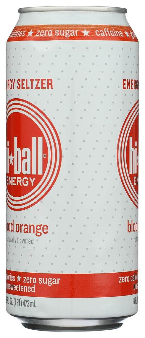 16 HIBALL ENERGY Blood Orange Energy Seltzer, FZ
