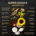 Super Cocoa Coffee Alternative Hot Chocolate Mix - Nootropics Brain Support Supplement for Memory & Focus - Mushroom