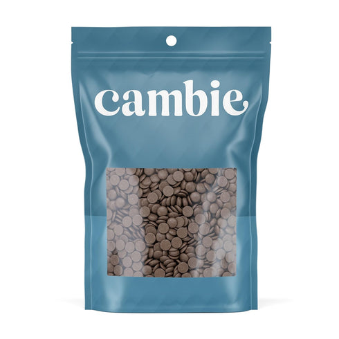 Cambie Dark Chocolate Couverture 54.5%, 2 Pounds of Dark Chocolate Chips, European