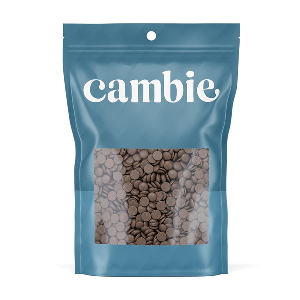 Cambie Dark Chocolate Couverture 54.5%, 2 Pounds of Dark Chocolate Chips, European