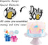Maicaiffe Black Glitter Dirty 30 Cake Topper, Happy 30th Birthday Decorations