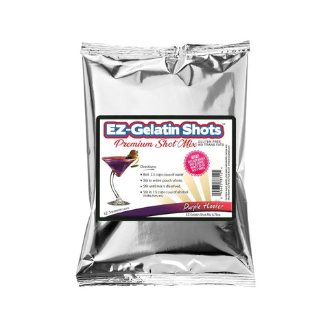 Purple Hooter Jello Shot Mix - 6.78 oz Premium Gluten-Free Mix for Tasty Jello Shots - Easy to Make EZ Gelatin Powder