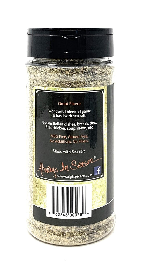 Big T Spice Co. Garlic Basil Italian Spice Blend by
