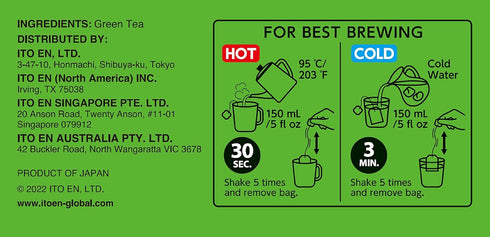 40ct ITO EN Oi Ocha Green Tea - Tea Bags
