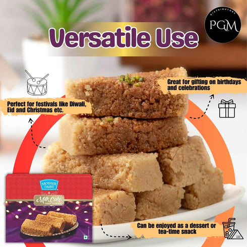 400g, Pack 2 Mother Dairy Milk Cake
