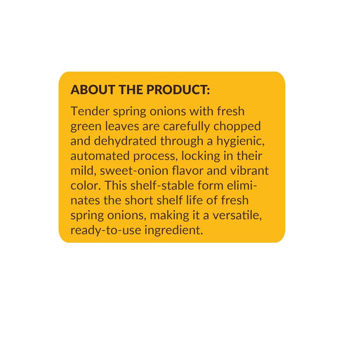 20g (0.7oz, Pack 1), SHROOTS Dehydrated Green Spring Onion Flakes Air Dried Dehydrated Vegetable, of Gluten Free