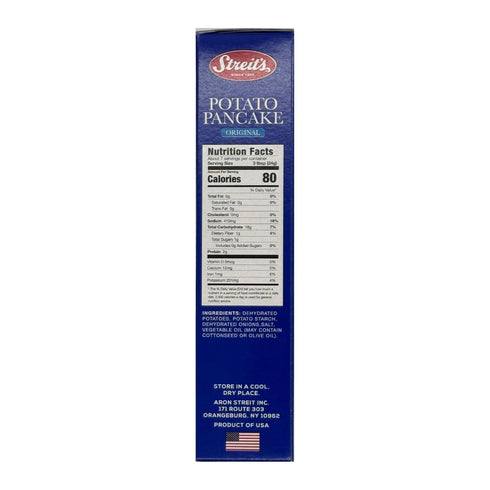 (6oz, Pack 3) Streit's Potato Pancake Mix, Hash Browns - Kosher Certified, Suitable for Passover, Gluten Free, No MSG